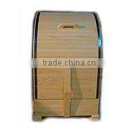 half sauna canadian red cedar far infrared carbon fiber heater 1 person