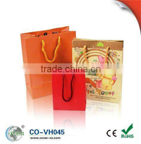 2013 New Customized fashional paper music bag for gift