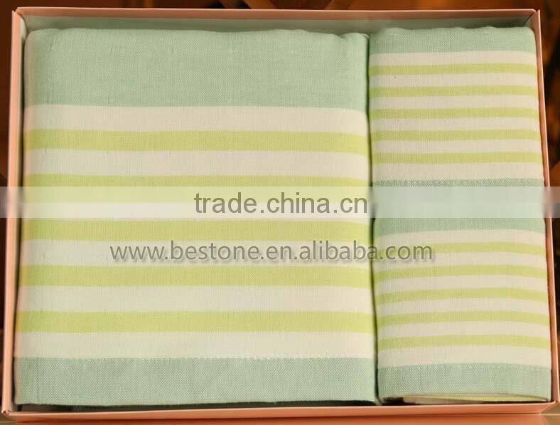 Wholesale Dobby 100% Cotton Bath Towel Set