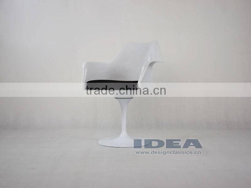 Black Seat Cushion for Replica Eero Saarinen Tulip Arm Chair