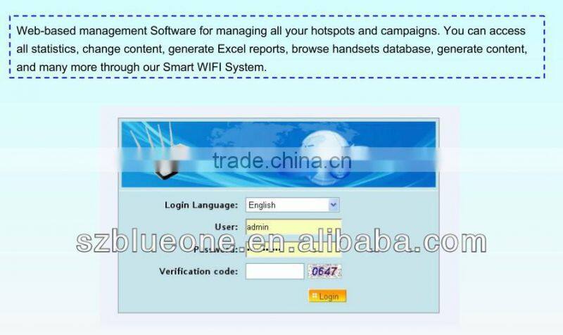 shenzhen wifi advertising equipment(push ads to mobile phone/laptop)-Smart WiFi Server
