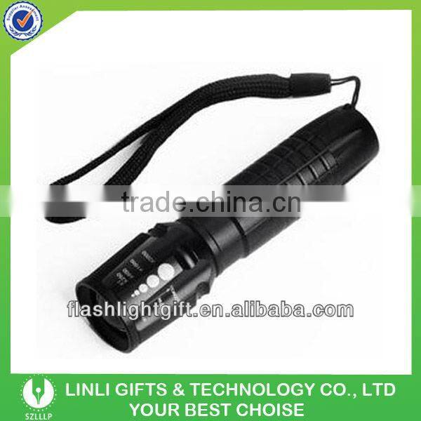 Cree xpe led aluminum zoom flash light