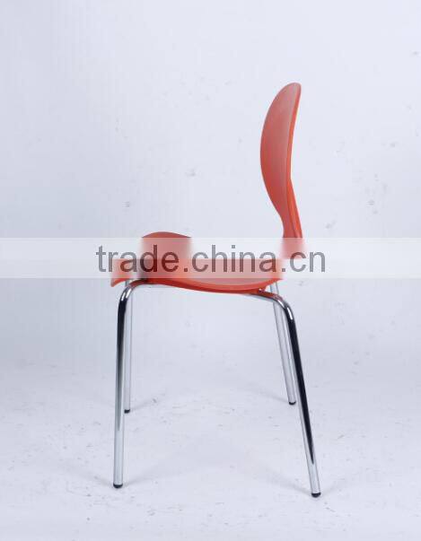 factory wholesale stacking fast food plastic dining chairs 1018