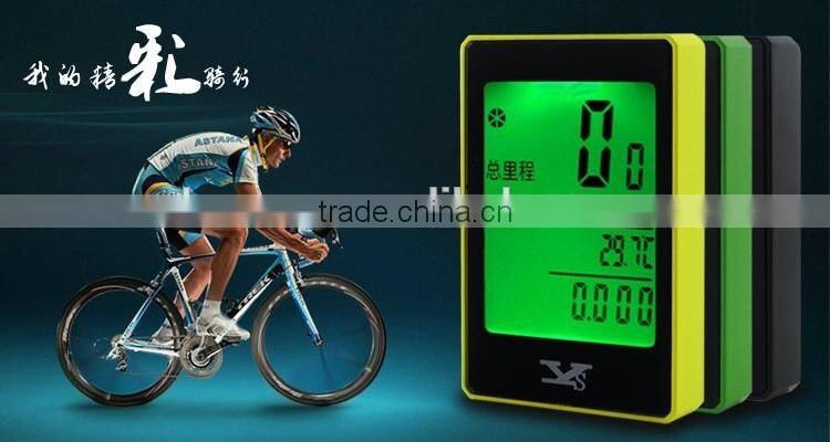 Touch screen to full screen backlight bicycle computer speedmeter