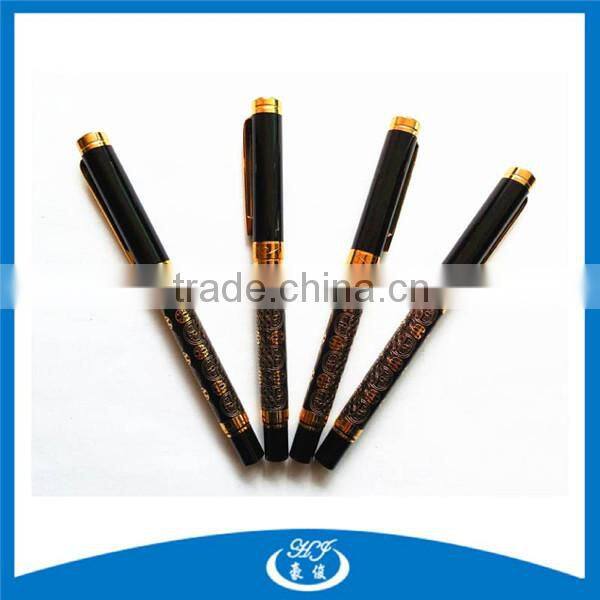 With Leather Material Metal Fountain Pen,Expensive Fountain Pen,Luxury Fountain Pen