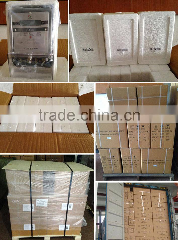 1 Phase digital watt hour meter, electromechanical meter