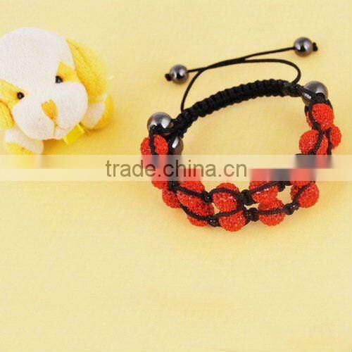 Disco ball shambala bracelet/disco ball jewelry