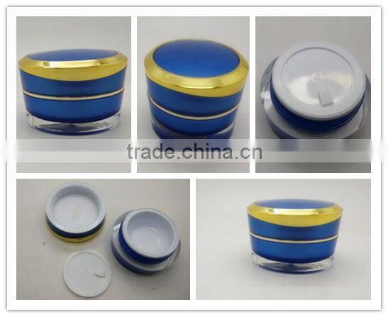 50g blue PMMA plastic jar for cream/50g Acrylic jar