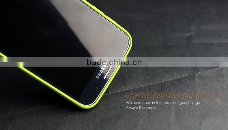 High Quality Luxury protective case for Samsung S6 Leather Case