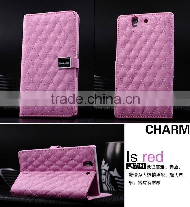 Whosale sheep leather Case for Sony L36H