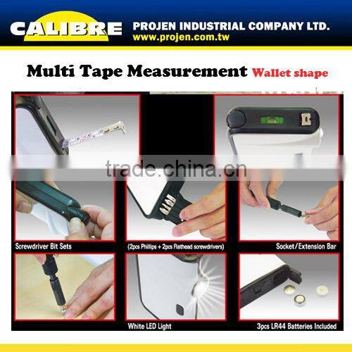 CALIBRE Promotion gift mini Multi tools with screwdrivers Multi function tool with Spirit Level