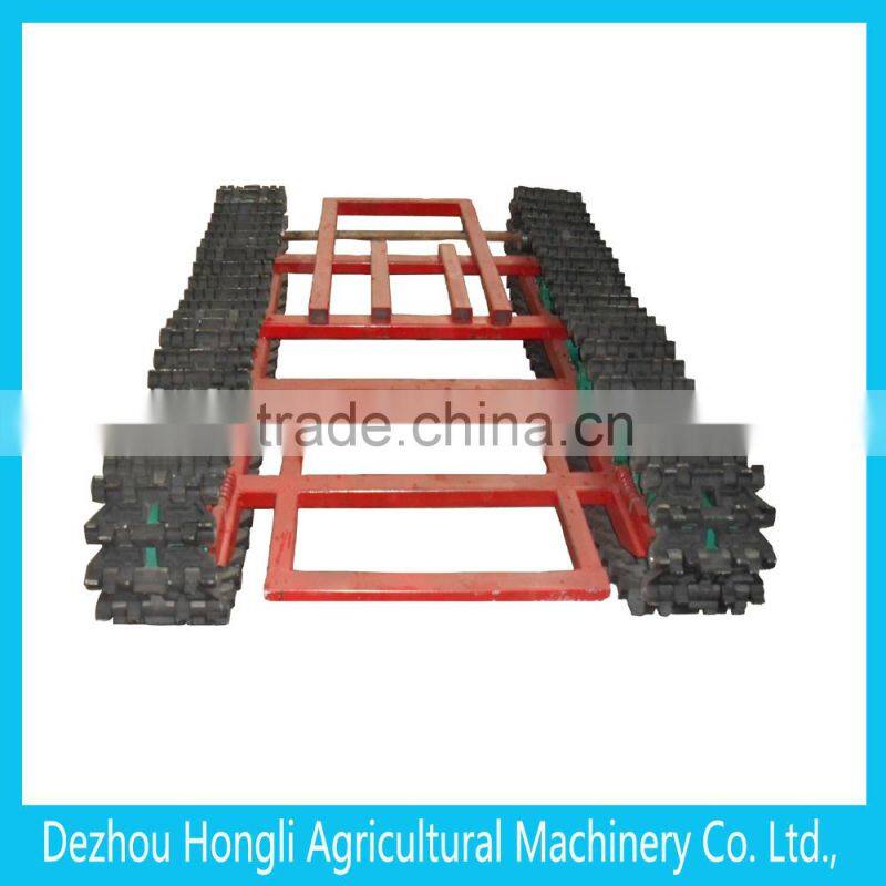 agriculture machinery parts metal track undercarriage with rubber coating