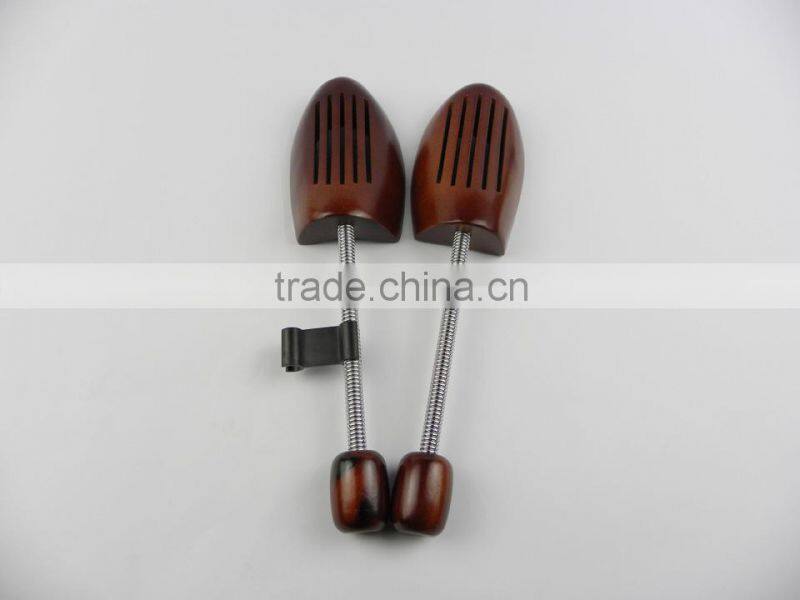 red cedar wood shoe trees china/footwear stretching/tree with double spring