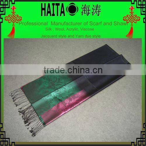 winter color silk shawls 100% pure silk