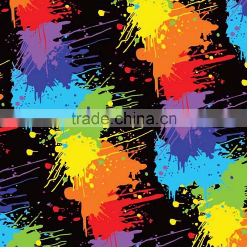 Sales Promotion Dazzle Graphic Design Colourful Splash Hydrographic Film No.DGDAS467 Splash Feature Water Transfer Printing Film