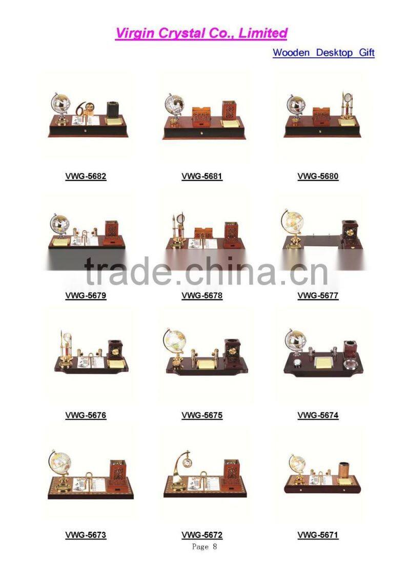 personalized 10 years anniversary company souvenir gifts with globe