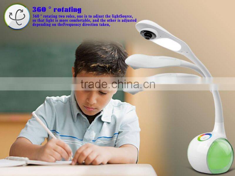 Wifi mobile phone remote control smart desk lamp for baby/kids monitor