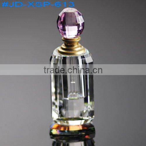 colorful painting crystal crafts body perfume bottle