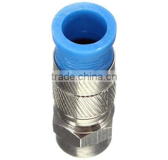 F Connector RG6 COAX COMPRESSION CABLE F CONNECTOR