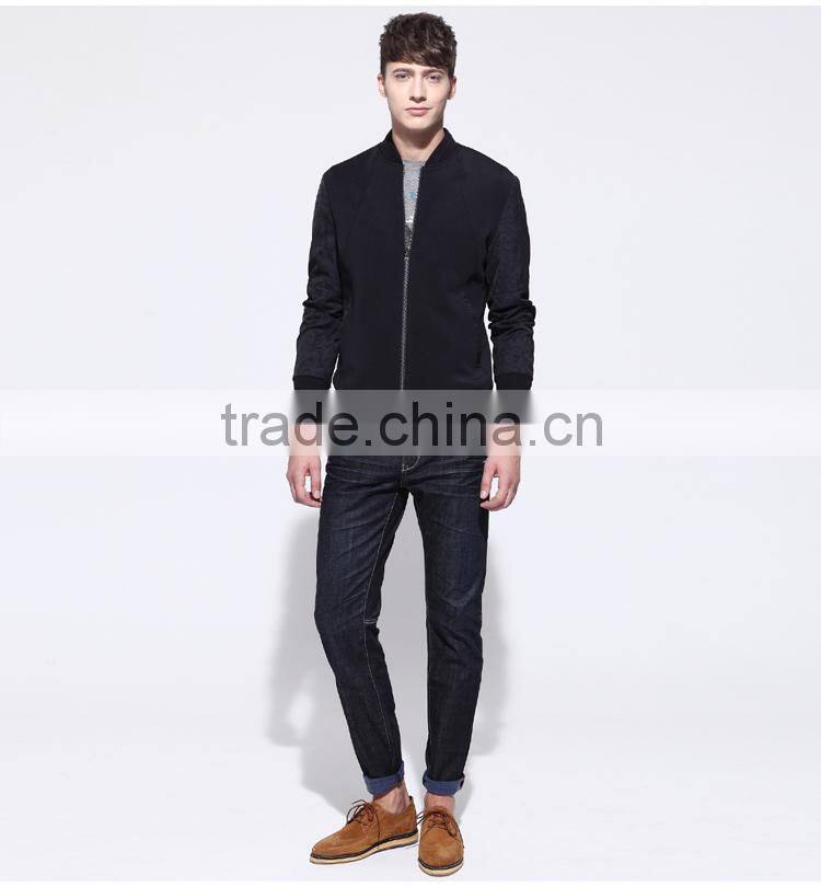 Elegant Mens Slim Zipper Up Jackets Coats
