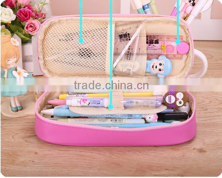 Wholesale pencil case box best selling beautiful pen bag