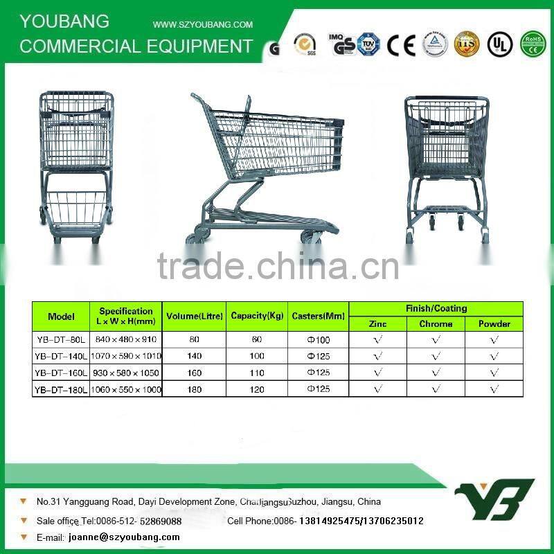 American style shopping carts/supermarket shopping trolley