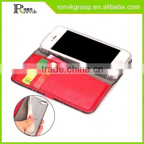 fashionable book style cheap tpu mobile phone case cover for iphone 5 5S