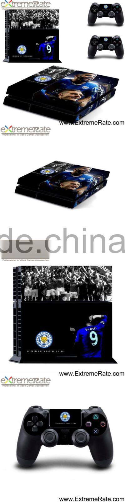 Custom skin with no MOQ for Playstation 4 wholesale vedio game accessories football star skins for PS4 controller stickers