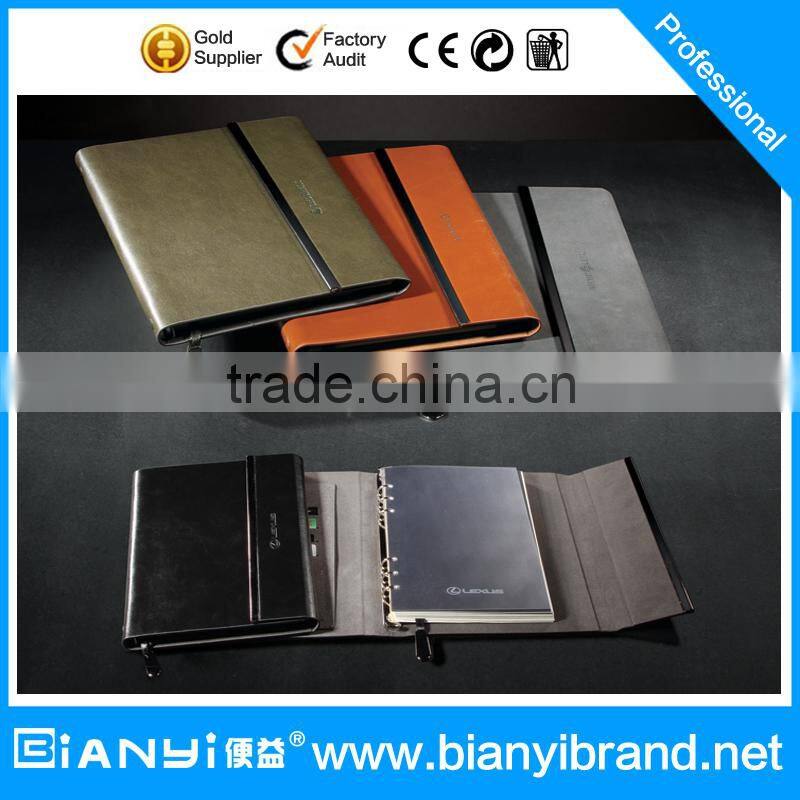 PU/ leather a4 size agenda printing/wholesale PU/leather notebook