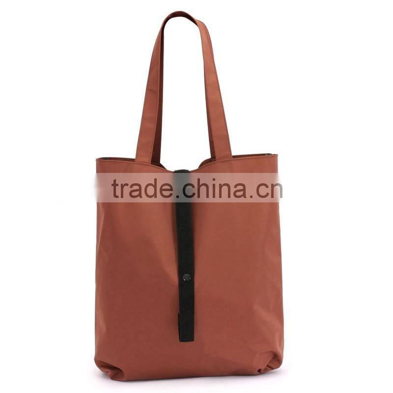 Latest high quality fashionable cheap polyester folding tote shopping bag GW833