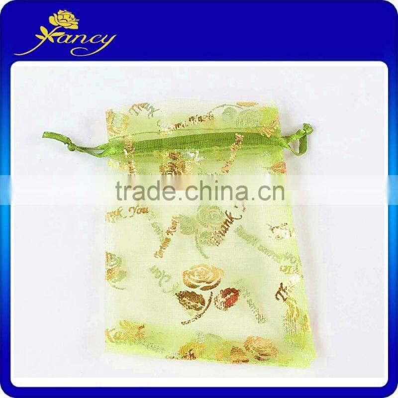 High Quality Custom Printed Organza Bag, Organza Jewelry bag