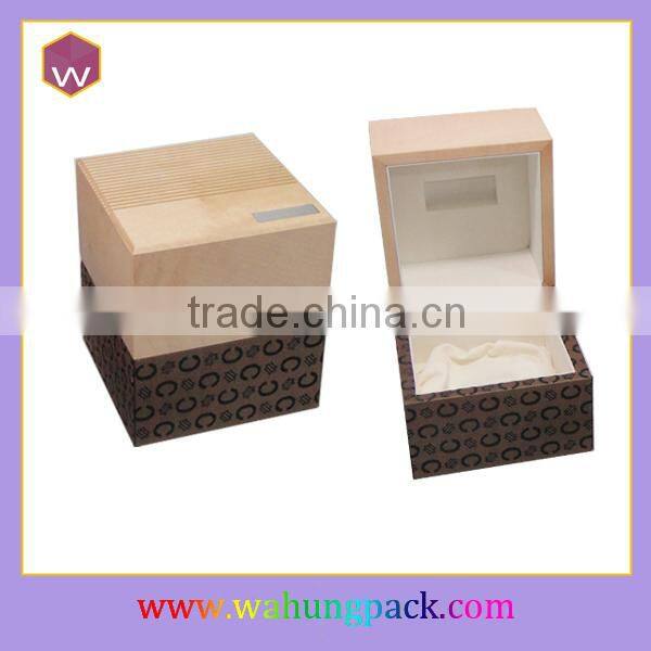 Black wooden perfume packing box (WH-0369)