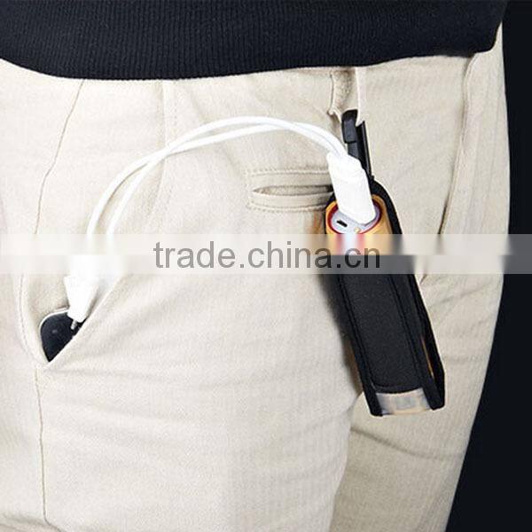 6617 Universal USB Portable Power bank with Flashlight for mobile phone