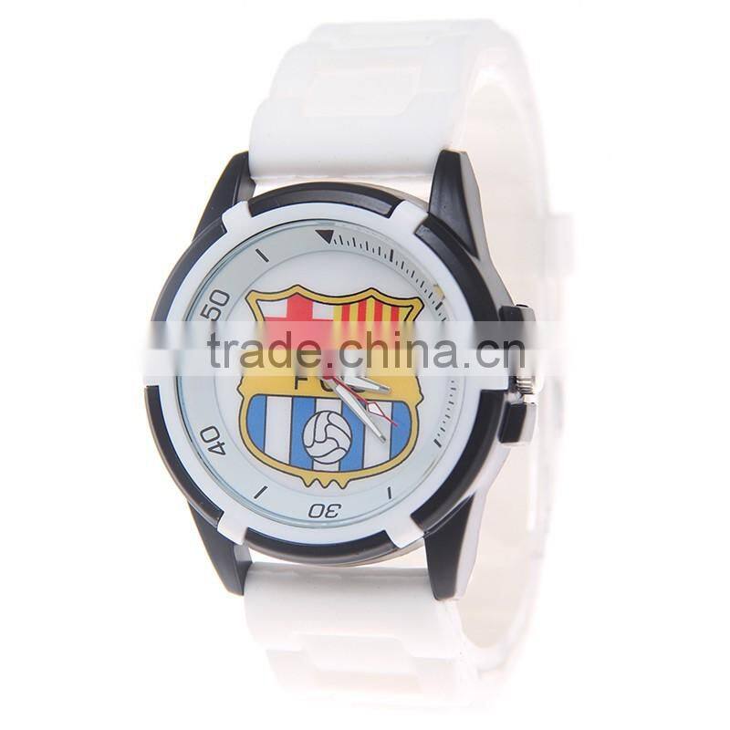 2016 hot with any printing on case genuine leather watches men