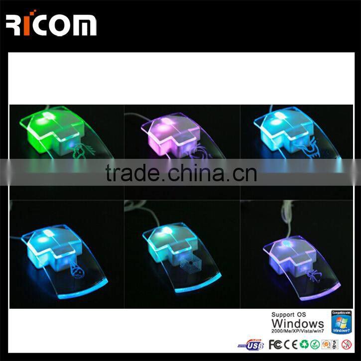 Light Up Computer led Mouse Factory, Gaming mouse, DIY gift mouse