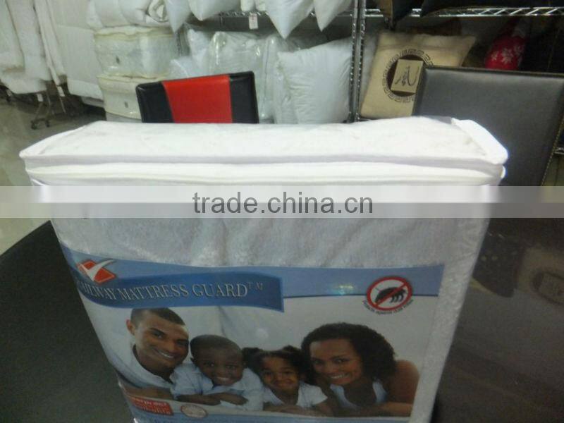 New Arrival High Quality low price 100% cotton plain PU waterproof Mattress Cover