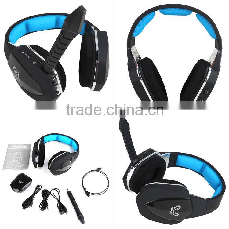 Hot new products stereo bluetooth headset wireless microphone from china
