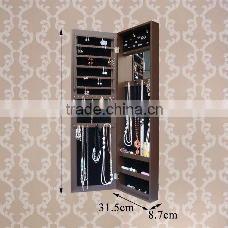 Living Room Cabinet Specific Use and Modern Appearance Wall Mount jewelry armoire