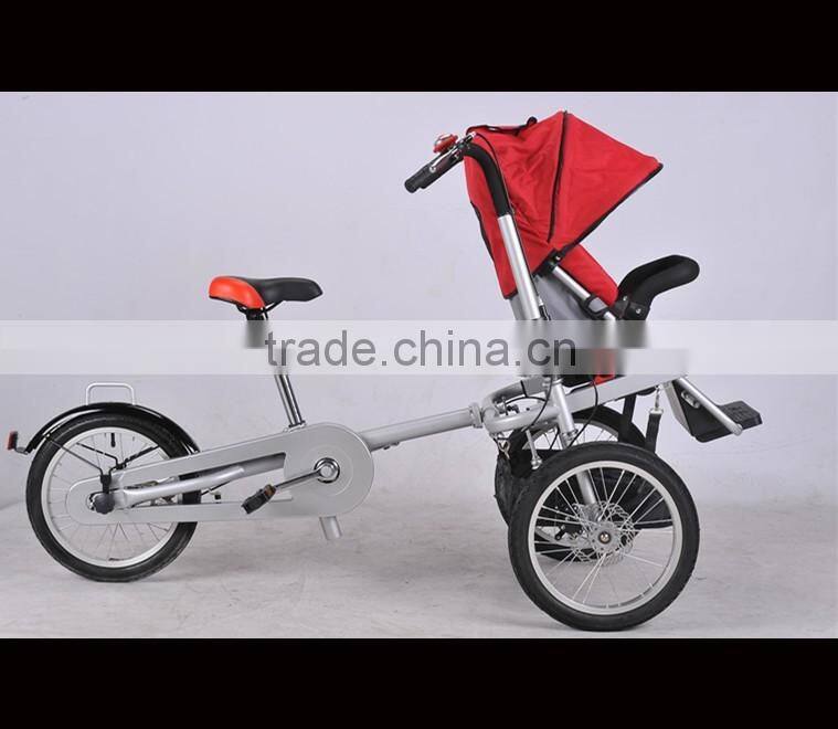 2016 New Design factory wholesale foldable Baby stroller/ Mult functional aluminium frame elegant baby stroller
