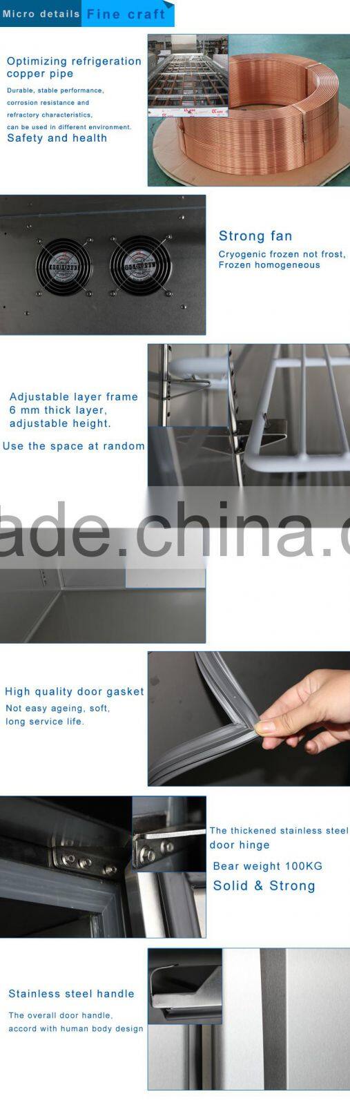 Shentop STLG-A15ZP Microprocessor Control Stainless Steel Worktops Refrigerators and Freezers