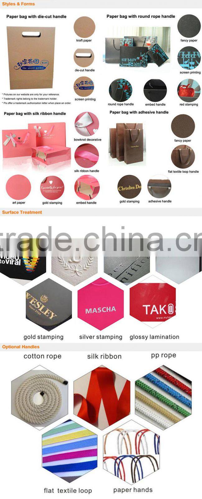 promotional wholesale halloween brown paper bag for clothing