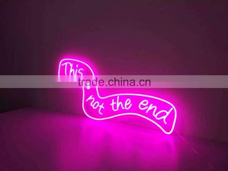 Super bright customized multi-color led neon sign letters