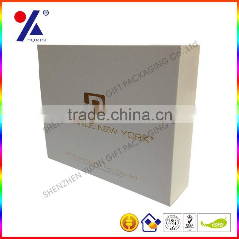 New arrival cosmetic packaging ,paper cosmetic box with handmade,Free sample with MOQ 1000pcs factory price