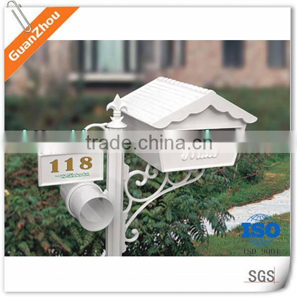 customized antique style outdoor metal american mailbox for letters