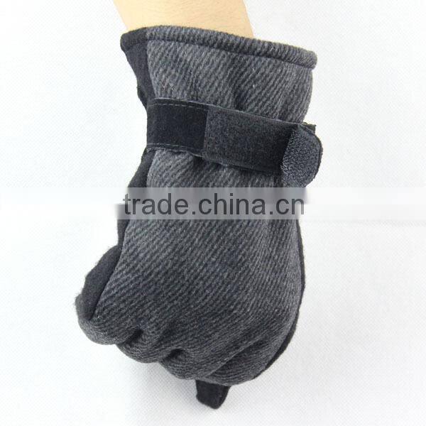 black suede gloves|man suede glove|pig suede leather glove