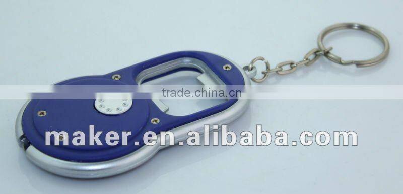 Bottle opener keychain light