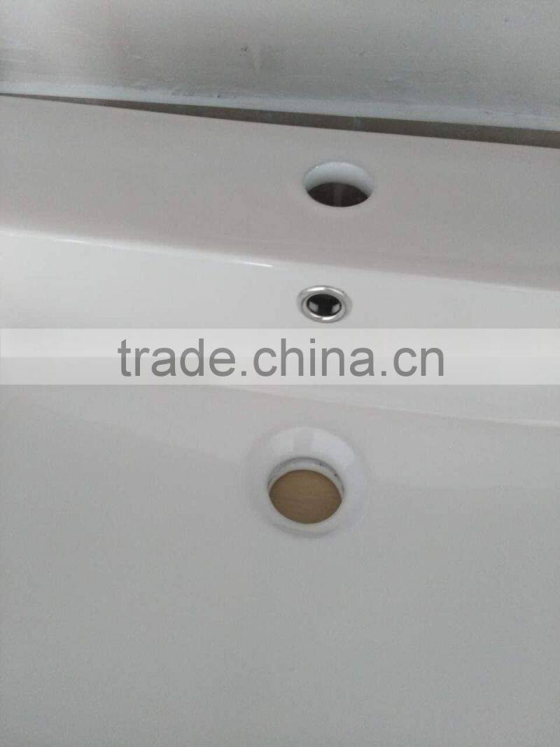 wc ceramic basin bathroom sanitary ware wash basin ceramic white square shape art basin single hole basinYB005