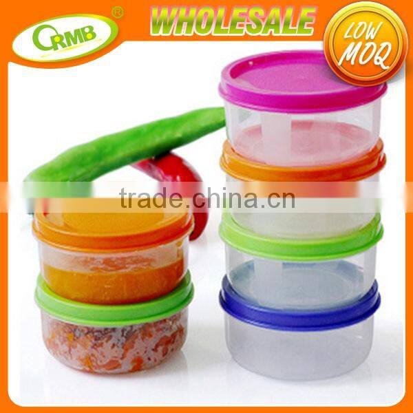 6pcs Multifunctional Mini Kitchen Microwave Refrigerator Crisper Lunch Box Sealed Box Plastic Box Organizer