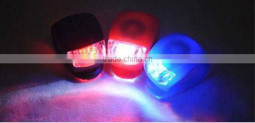 Silicone LED Bike Light Promotional Gift Bike Front Rear Light