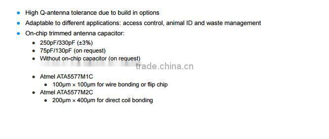 ISO standard ABS material writable T5577 smart rfid keyfob key tag